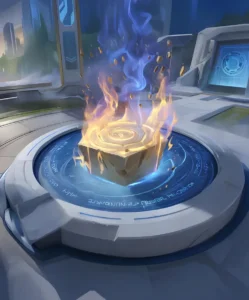 Illustration du mécanisme de buyback and burn du token Galeon avec destruction de tokens